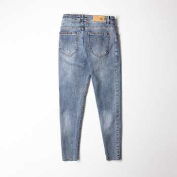 Skinny Jeans Men High Quality Breathable Cargo Pants Men Oem Service 2% Spandex + 98% Cotton Zipper Fly Made In Vietnam