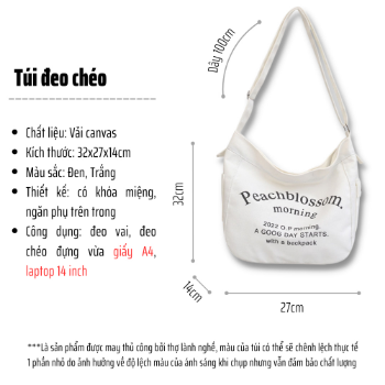 Canvas Sling Bag Good Price Handled Style Customized Color Reusable Using For Many Industries Vietnam Manufacturer 8