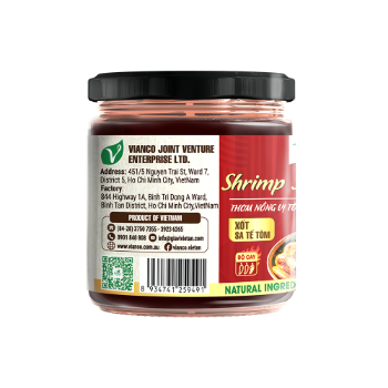 Shrimp Satay Sauce Customized Service Cooking Spicy 24 Jar X 150Ml Halal Box Made In Vietnam Manufacturer 6