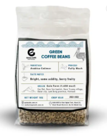 Green Arabica Coffee Beans Origin Cau Dat Farm Vietnamese Specialty Arabica Catimor Green Coffee Beans Dry Processing 1