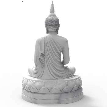 High Quality Stone Gautama Buddha Statue Natural Stone Garden Statues OEM ODM Packed In Wooden Case Vietnam Manufacturer 4