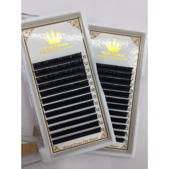 Thuy Ha Eyelashes Extension Premium Mink Fur tray eyelashes 0.07 thickness Mix Size OEM ODM Service extension tool fan  2