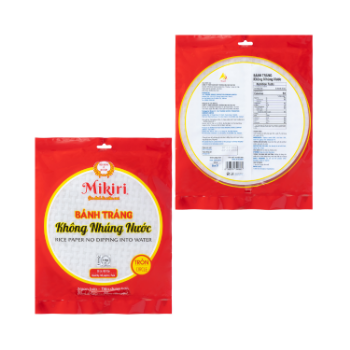 Vietnam Round Rice Paper 60 Sheets Product Tasteless No cooking Use directly to eat with food, salad rolls, skin rolls, fruit 6
