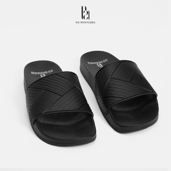 Slides For Men Customized Service Waterproof Sandals For Men B21 Shoe Maker Wholesale Men Beach Shoes From Vietnam Manufacturer 1