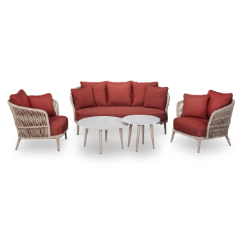 Capri Sofa Set SO210 Rattan Reasonable Price Furniture Customized Standard Packing ISTA 1A Vietnam Manufacturer 1