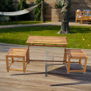 Outdoor Bench Multifunction Outdoor Furniture Wooden Bench Modern Style Factory Price Patio Benches Vietnam Manufacturer 5