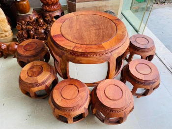 Tea Cup Set High Quality Sustainable For Tea Serving Coconut Wood Custom Size Vietnam Manufacturer Tea Set Teapot 2