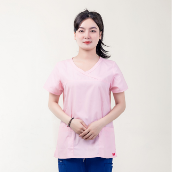 Nurse Uniform Medical Scrubs Good Quality Shirt Comfortable Cotton Carton Box Made in Vietnam Manufacturer 1