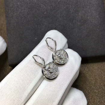 White Gold and Pave Diamond Earrings Women Unisex New Arrival Gold Plated Fashion Jewelry Earrings From Vietnam Manufacturer 2