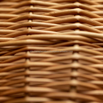 Customized Accept Order Graphic Design Package Logo Top Price Low MOQ Hot Seller Supplier Bamboo Rattan Basket With Handles 7