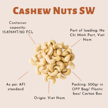 Raw Cashews Good Quality Nutty flavour Dairy alternatives ISO 2200002018 Vacuum seal bags Made in Vietnam Manufacturer 6