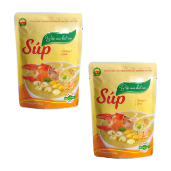 Corn with crab and lotus seed soup fresh soup High Specification No preservatives ready to eat packing in bag made in Vietnam 2