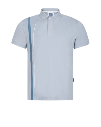 High Quality Polo Shirts For Men Polyester Spandex Regular-Fit Polo Shirt with Contrast Corded Piping Lines Down Front Men Polo Shirts 5