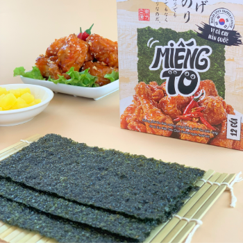 Roasted Seaweed Snack Korean Chicken Spicy Seaweed Snack 42G Good Quality Fast Food Dried Packed In Bag Vietnam Manufacturer 3