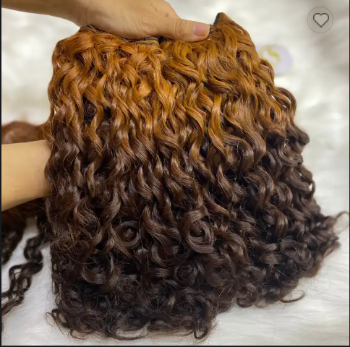 Fast Shipping Wholesale Virgin Remy Curly Hair Weft Hair Bundles 100% Human Vietnamese Hair 1