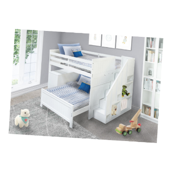 Bunk Bed Adult Twin Over Full Bed Wooden Hardwood For 2-3 People Modern For Sale Kids Bedroom Sets From Vietnam Manufacturer 6