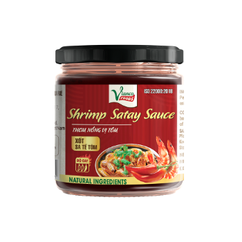 Sauce Shrimp Satay Vegetarian Organic 24 Jar X 150Ml Iso 22000 2018 Customized Packaging Vietnam Manufacturer 4