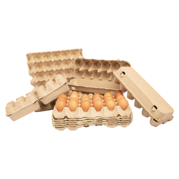 Good Price Pulp Egg Cartons Tray Using As Packaging Delivery For Logistic 100% Recycled Materials Bulk Cheap Egg Tray 12 Cells 2