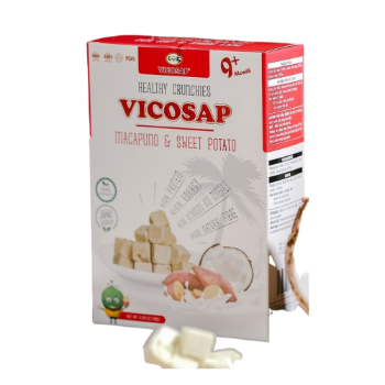 Low MOQ Fast Delivery Vicosap Macapuno Coconut & Banana Crunchies Good Price Cocoa Banana Candy Cracker Vietnam Manufacturer 4