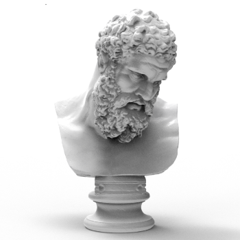 High Quality Bust of the Farnese Hercules Statue Sculpture OEM ODM Packed Styrofoam Box Made In Vietnam Manufacturer 6