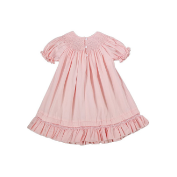 Good Quality Girls Boutique Clothing Hand Smocked For Baby Girl Short Sleeve ODM High Grade Product Vietnam Manufacturer 4