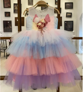 4 - Layer Princess Dress Princess Dresses Reasonable Price Beautiful Color Dress For Baby Girl Pack In Plastic Bag Vietnam 3