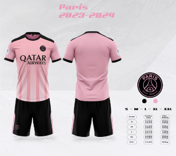 Football Uniform Child Team Soccer Wear Good Price Quick Dry Top 2023 Each One In Opp Bag Vietnam Manufacturer 3