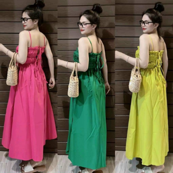 Women Dresses Sexy Competitive Price 100% Linen ODM Washable Customized Packaging From Vietnam Manufacturer  1