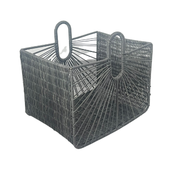 High Quality Storage Baskets Set Of 3 Rectangular Oval Handles Binh An Thinh Handicraft OEM ODM Service Made In Vietnam 6