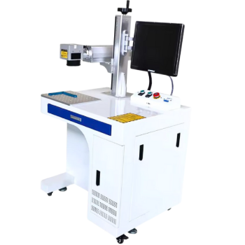 Automatic Fiber Laser Engraving Machine Air Cooled High Speed Competitive Price 20W Raycus Source Low Maintenance Cost 2