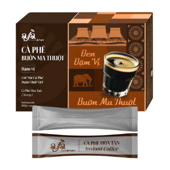 AYA Bittersweet Specialty Coffee Sticks 2 In 1 Buon Ma Thuot Instant Coffee Vietnam Instant Coffee Best Price Made in Vietnam