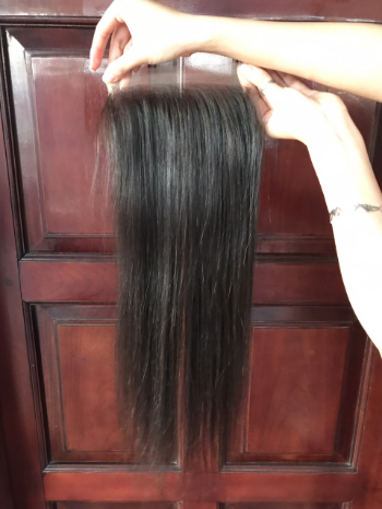 Closure HD lace Custom Service 100% Human Hair Virgin Raw Hair Extensions Machine Weft Machine Double Weft 2