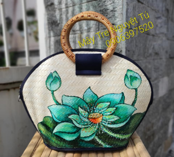 Top Brand in Vietnam Travel Beach Woven Handbag Woven Shoulder Bag Beach Bag Crochet Knit Purse for Women Girl  From Manufacturer Vietnam 3