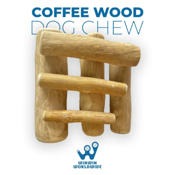 Coffee Wood dog Chew Stick toys bone for dog pet chew cat 100% Natural Winwin worldwide 4W Ms. Selina +84353773353 5