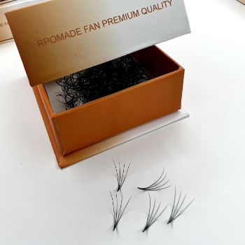 4D Promade 500 Fans full strip eyelashes Hot selling Handmade using for beauty pack in tray or box Vietnam Manufacturer 3