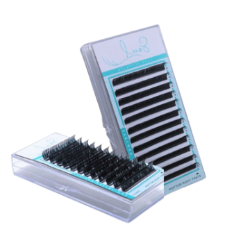 Good Quality Black Light OEM Lashes Fans Eyelash Extension 16D 003 New Environmental friendly Beauty Color Tray Promade Volume 3
