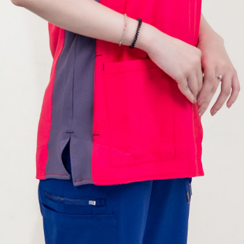 Nurse Uniform Medical Scrubs Good Quality Shirt In-Stock Items Cotton a Carton Box from Vietnam Manufacturer 5