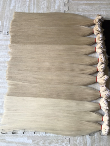 Hand Tied Wefts Hair Extensions Trading In Bulk 100% Human Hair Unprocessed Virgin Hair Genius Weft Machine Double Weft 7