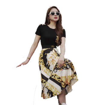 High Quality Pencil Silhouette Dress Empire waistline Casual Ladies Summer Dresses Washable Cotton Vietnam Supplier 1