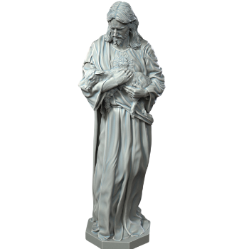 Good Quality Life Size The Jesus Statue White Marble Garden Statues OEM ODM Packed In Wooden Case From Vietnam Factory 2