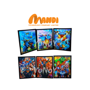 3D Flip Anime Poster Good Choice Avengers Heroes Wall Decorative Waterproof Decals 3D Motion Custom Packing Vietnam Factory 4