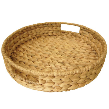 High Quality Water Hyacinth Trays Various Shapes 100% Hand-Woven Handmade Put On Flat Surface Modern Water Hyacinth 2