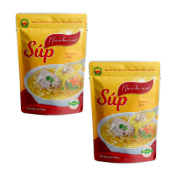 Pig brain macaroni soup with carrot instant soup High Specification No preservatives ready to eat made in Vietnam 2