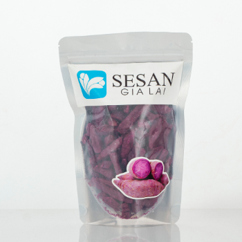 Organic Dried Purple Sweet Potato Natural No Preservatives OEM Sweet Made From Fresh Purple Sweet Potato