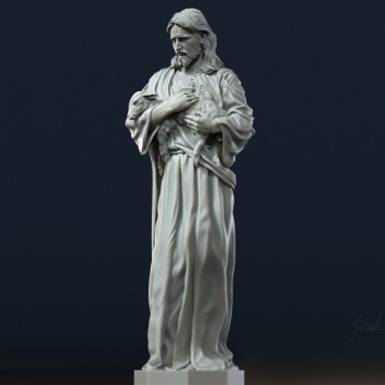 Good Quality Life Size The Jesus Statue White Marble Garden Statues OEM ODM Packed In Wooden Case From Vietnam Factory 6