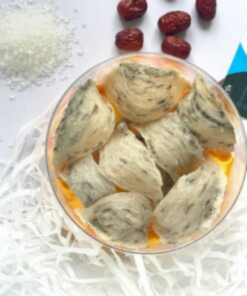 Raw swallow bird's nest type B from 15 to 25% feathers Beverage Food Moc Nhien Brand Made In Vietnam 3