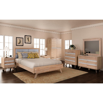 Helsinki Brand Latest Design Home Furniture Furniture Queen Wood Bed Frame Luxury Bedroom Upholstered Bed Vietnam Manufacturer 1