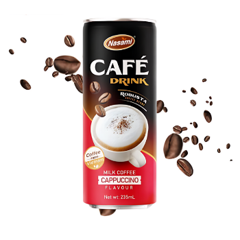 Soft Drink Cans Milk Coffee Cappuccino Flavor Instant Coffee Drink Beverage Soft Drinks Wholesale Prices Vietnam Manufacturer 1