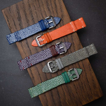 Professional Manufacturer Stainless Steel Buckle Style Watch Strap 18 - 22mm Stingray Leather Watch Strap For Export In Bulk 2