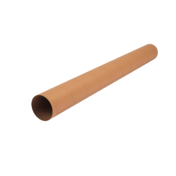 Customized Brown Kraft Mailing Postal Packaging Textile Roll Core Cardboard Paper Tube From Vietnam Manufacturer